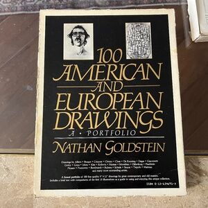 100 European and American Drawings Portfolio - Vintage Treasury from 80th
